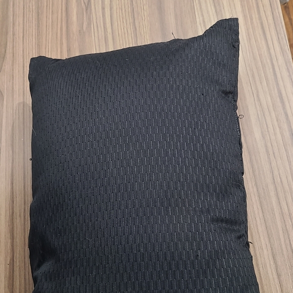 small black throw pillow - Picture 2 of 2